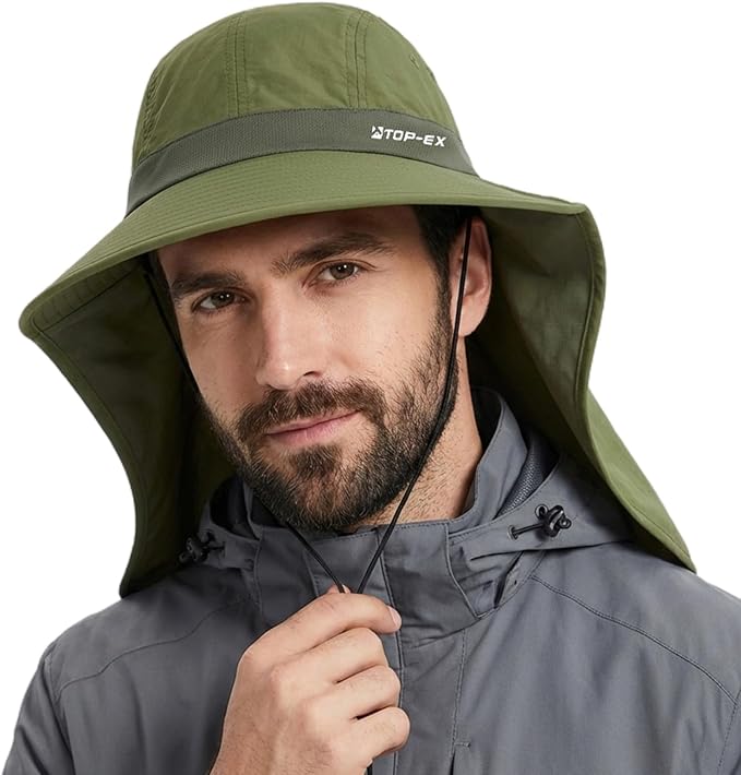 Cooling Sun Hat with Neck Flap (UPF 50+)