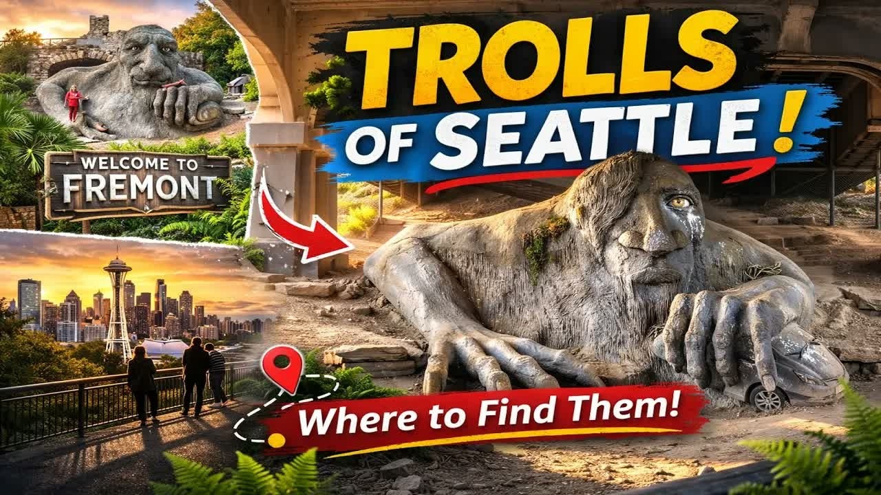 This Seattle Park Has A Massive Troll Sculpture